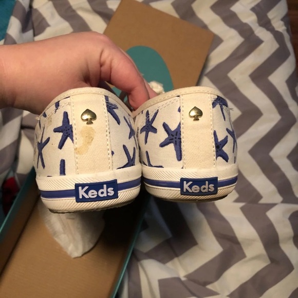 Kate Spade X Keds Starfish Blue Sneaker - Picture 2 of 5